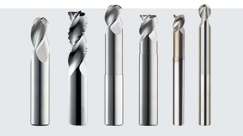 High performance solid carbide end mills