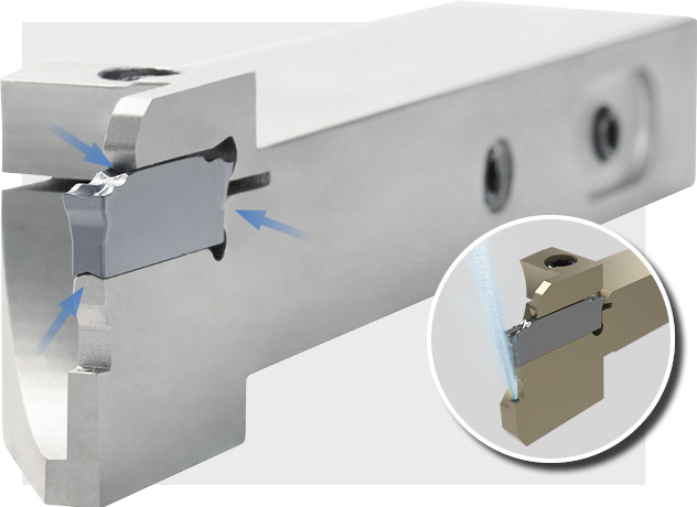 KGZ grooving and cut-off tool